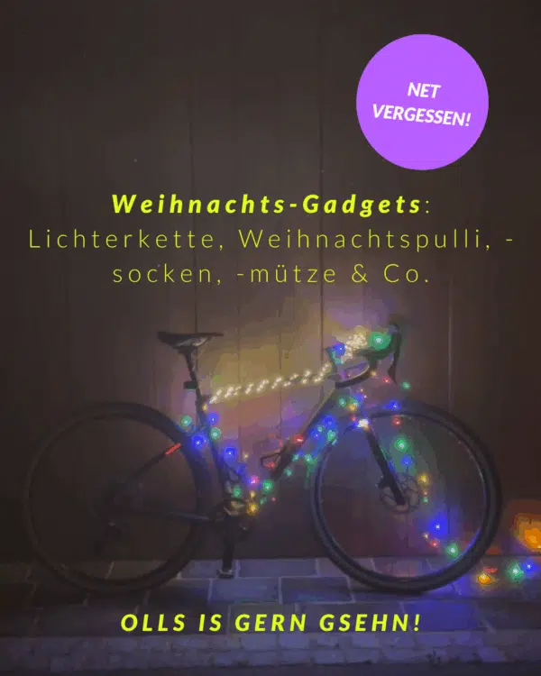 Christmas Roadride Weihnachtsgadgets