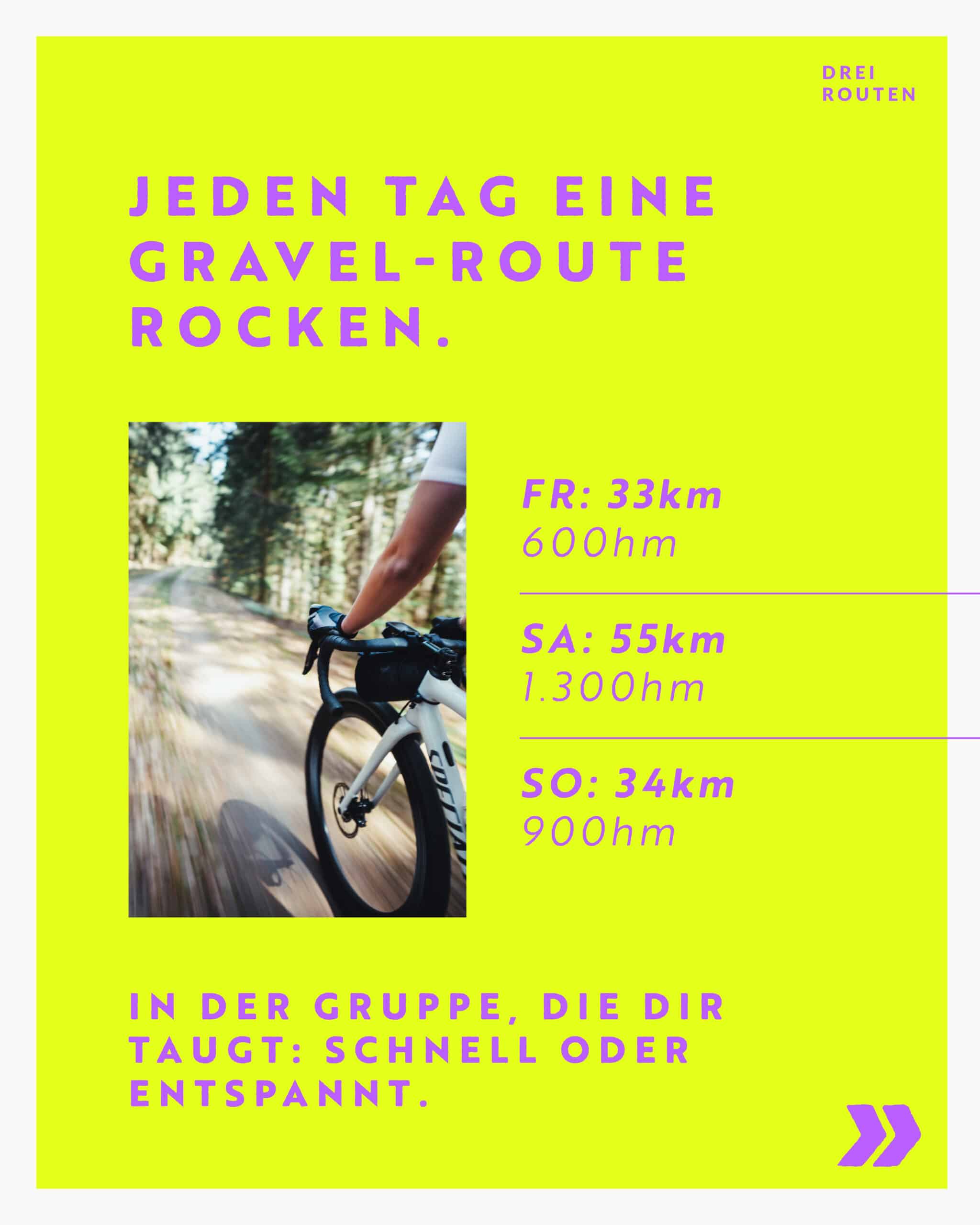 3 geführte Gravel Ausfahrten beim Camp Granit