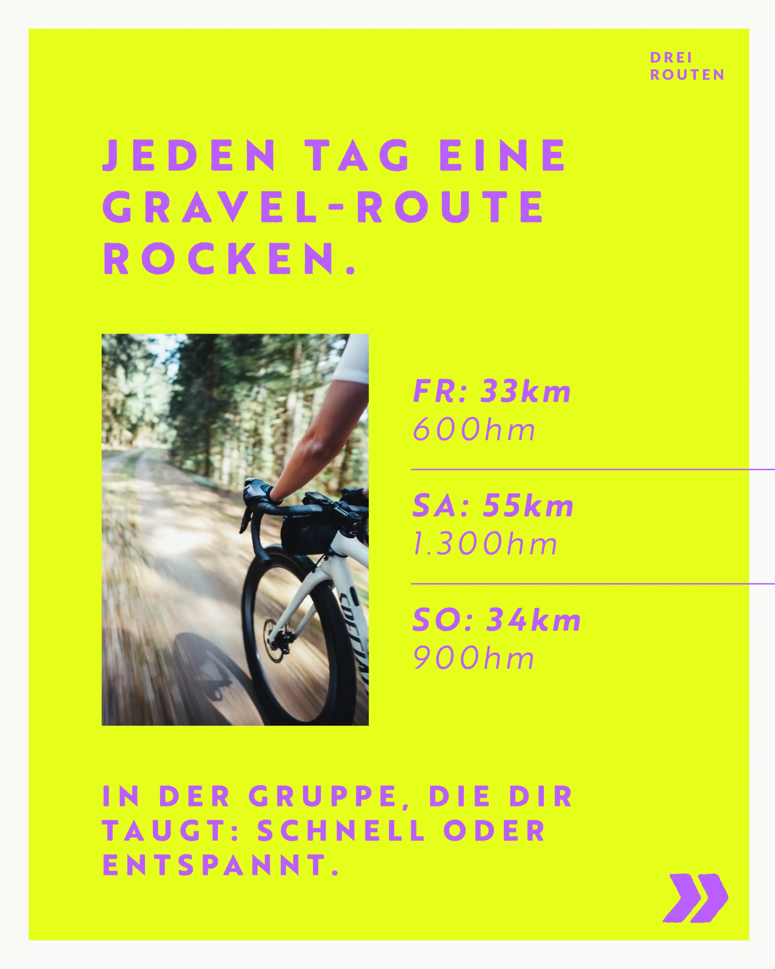 3 geführte Gravel Ausfahrten beim Camp Granit